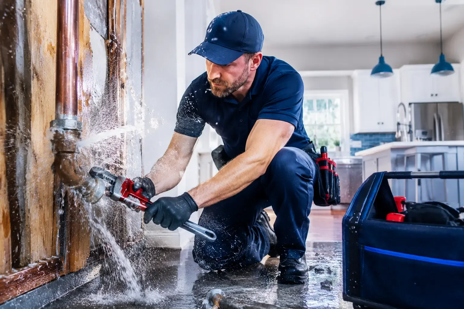 Local emergency pipe repair professionals in Burlington, PA